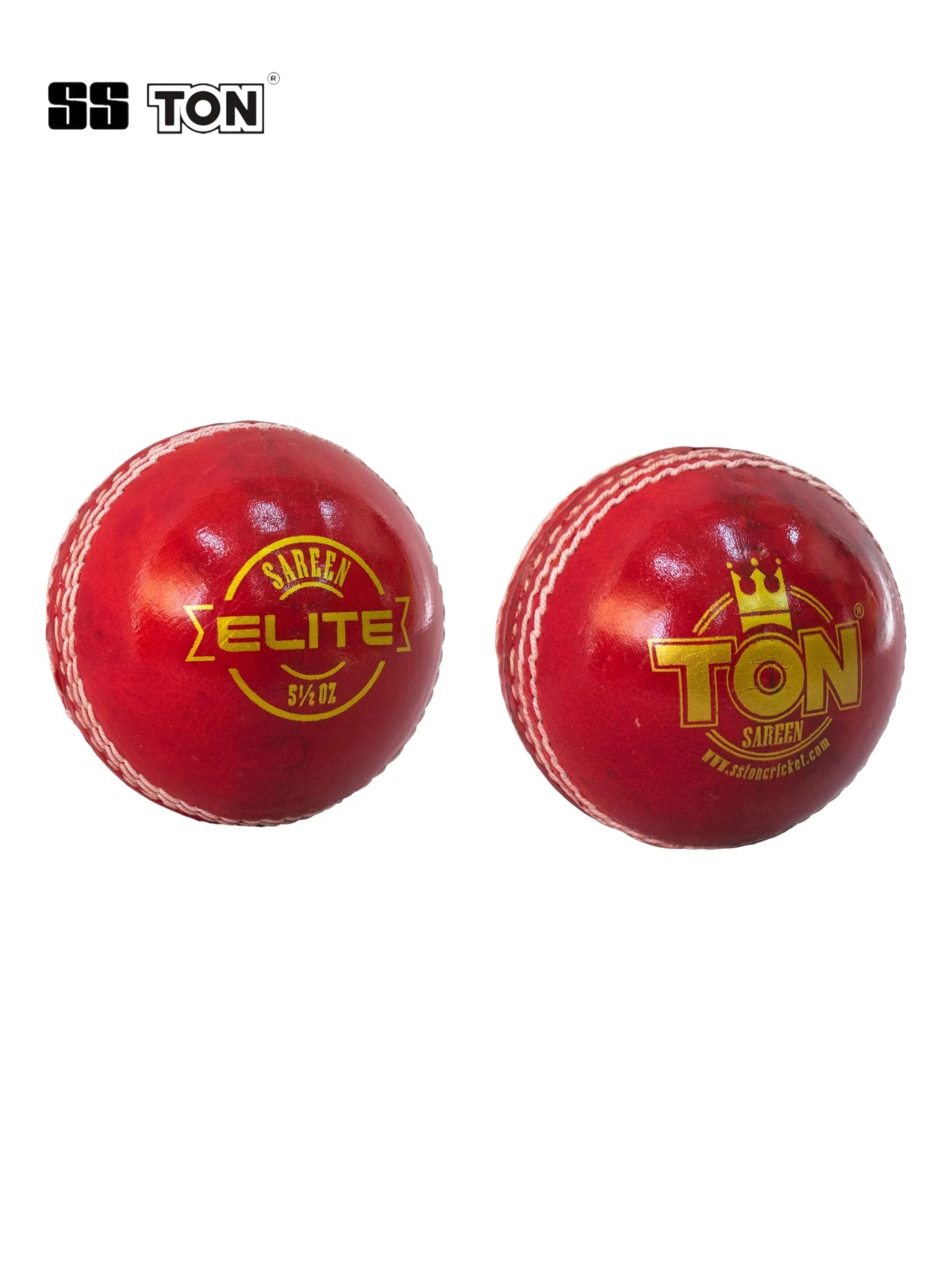 SS TON Elite Cricket Leather Ball Four-Piece