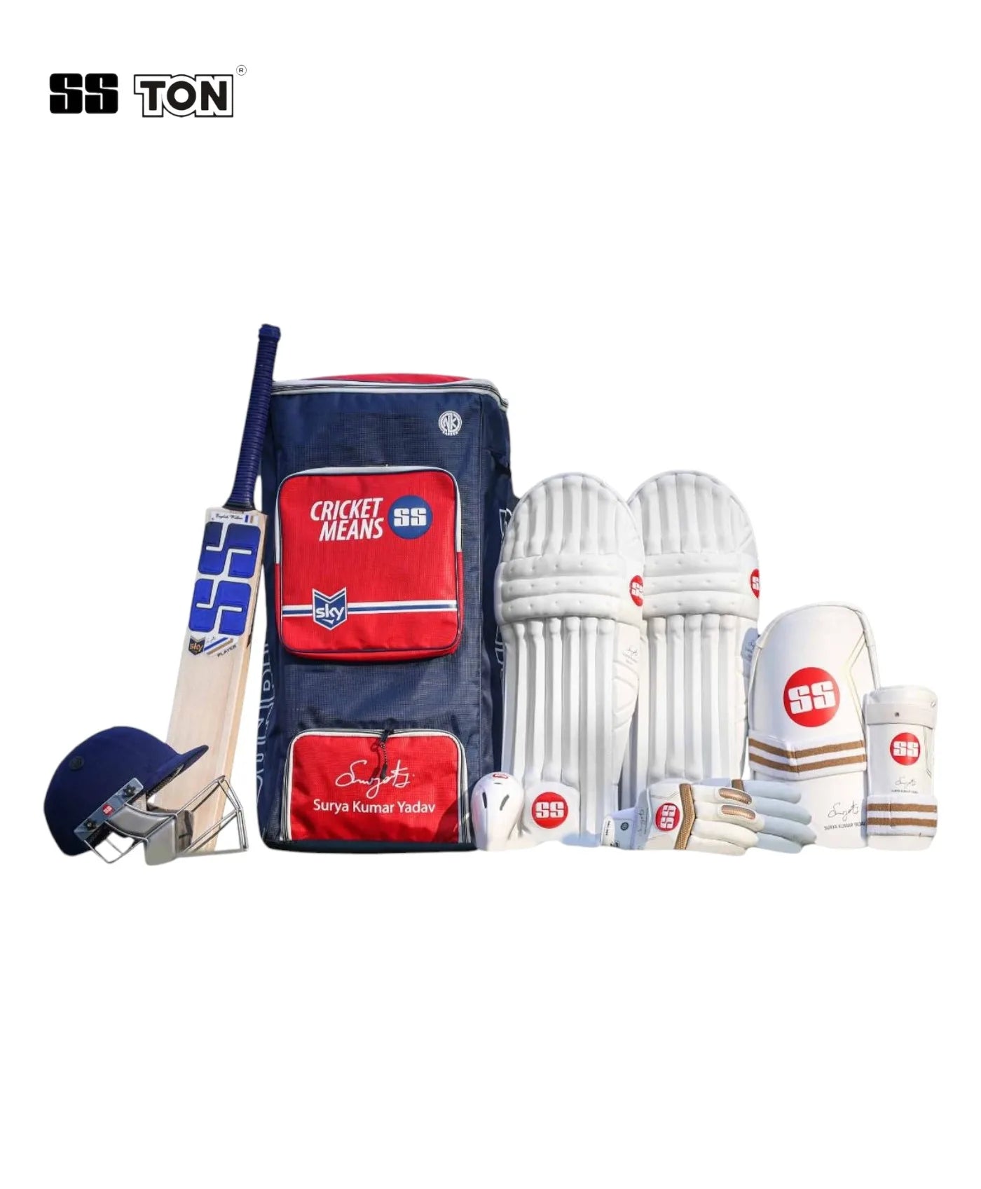 SS Sky Premium English Willow Full Cricket Kit