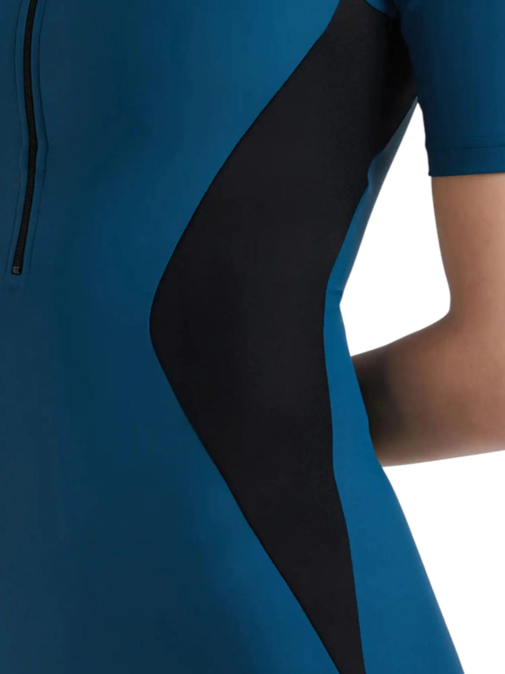 SPEEDO Women’s Endurance 10 Essential Panel Kneesuit Swimwear - Dark Teal/Black