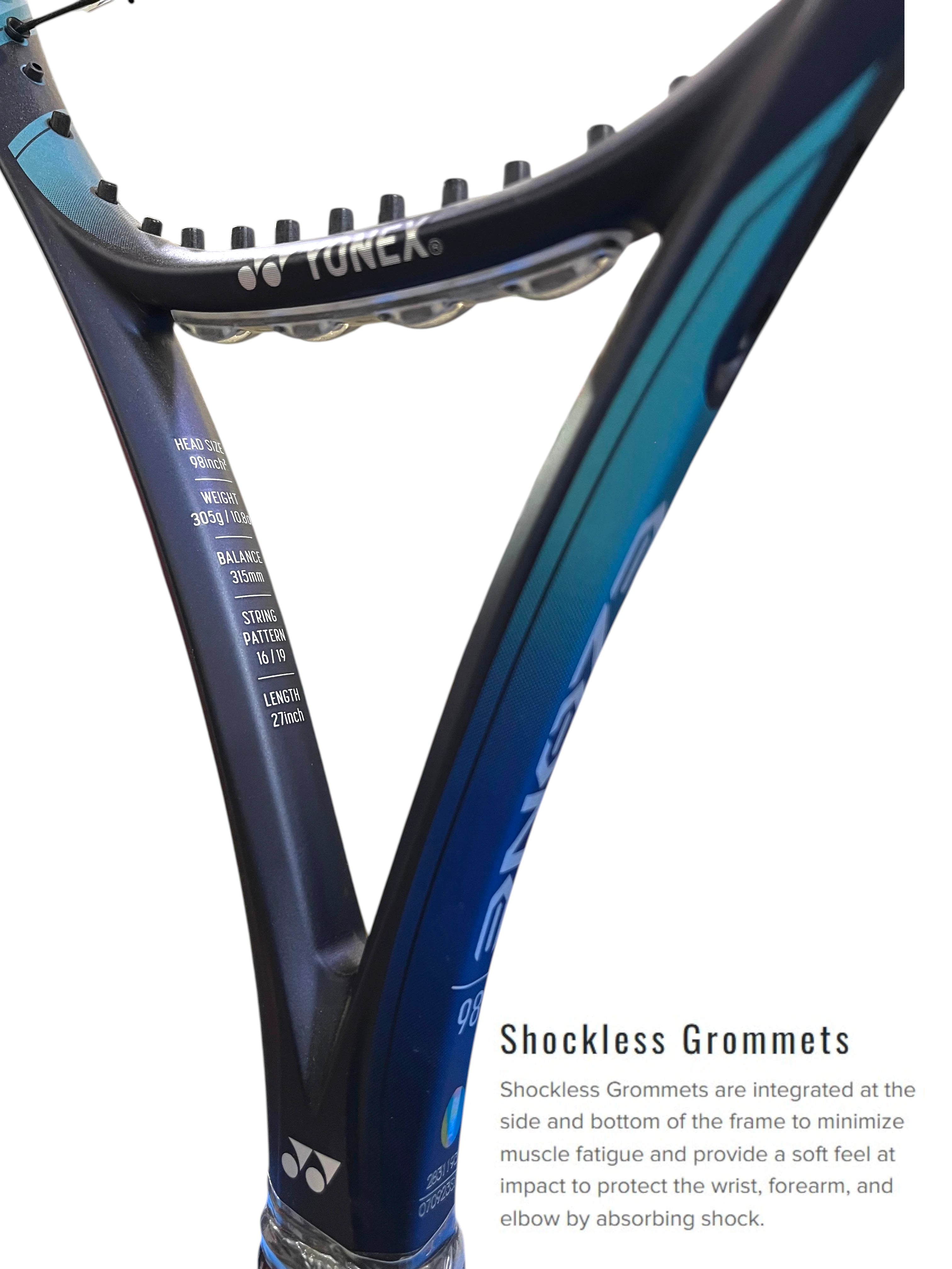 YONEX Ezone 98 Tennis Racquet (Unstrung, 305g)