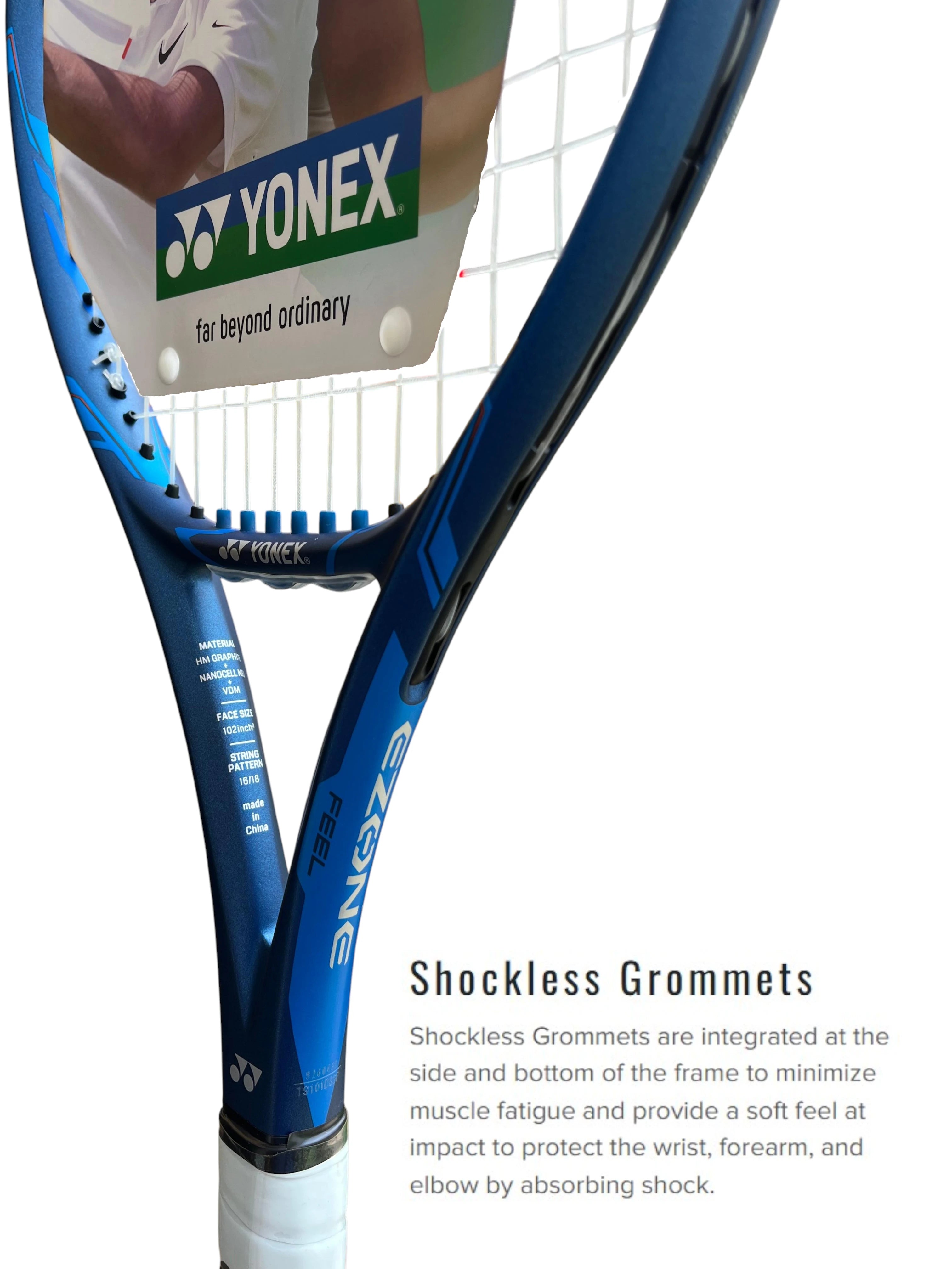 YONEX Ezone Feel Tennis Racquet (250g)