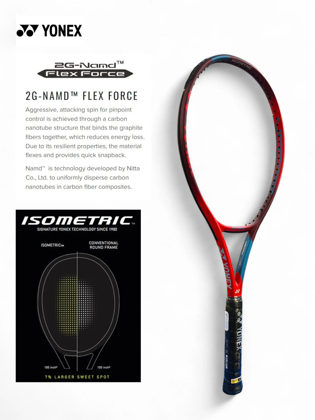 YONEX Vcore 98 Tennis Racquet (Unstrung, 305g)
