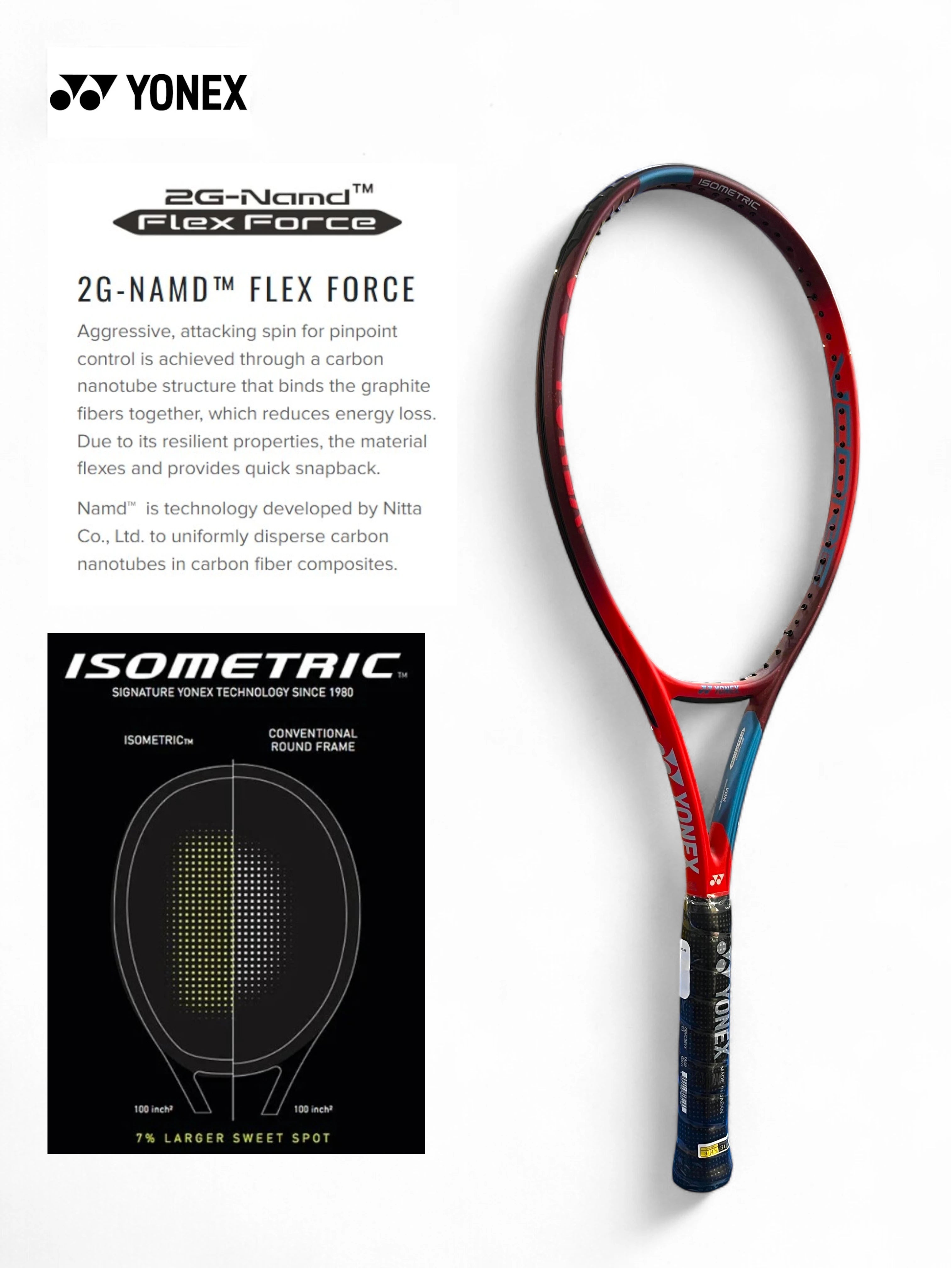 YONEX Vcore 98 Tennis Racquet (Unstrung, 305g)