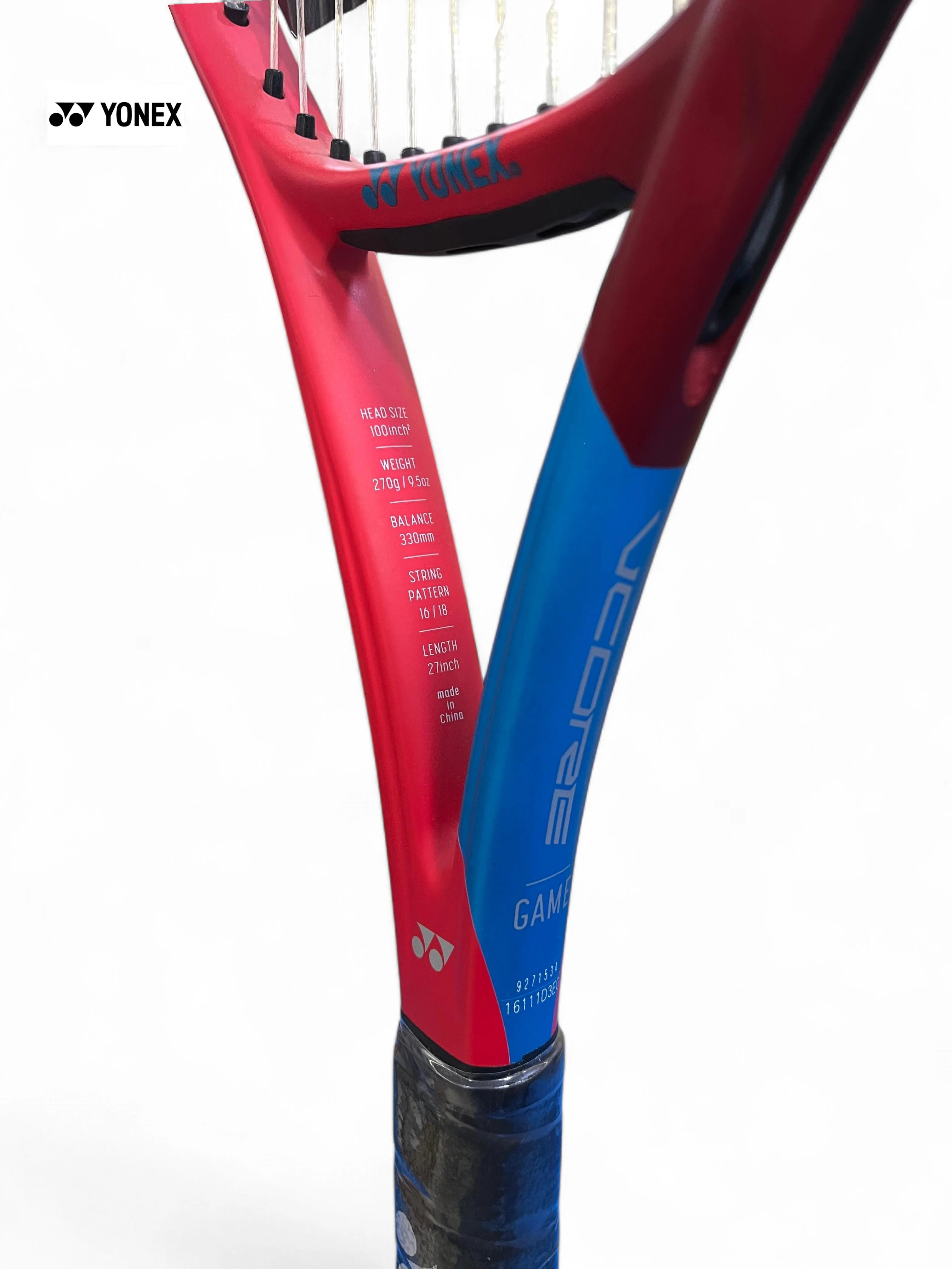 YONEX Vcore Game Tennis Racquet (Strung, 270g)