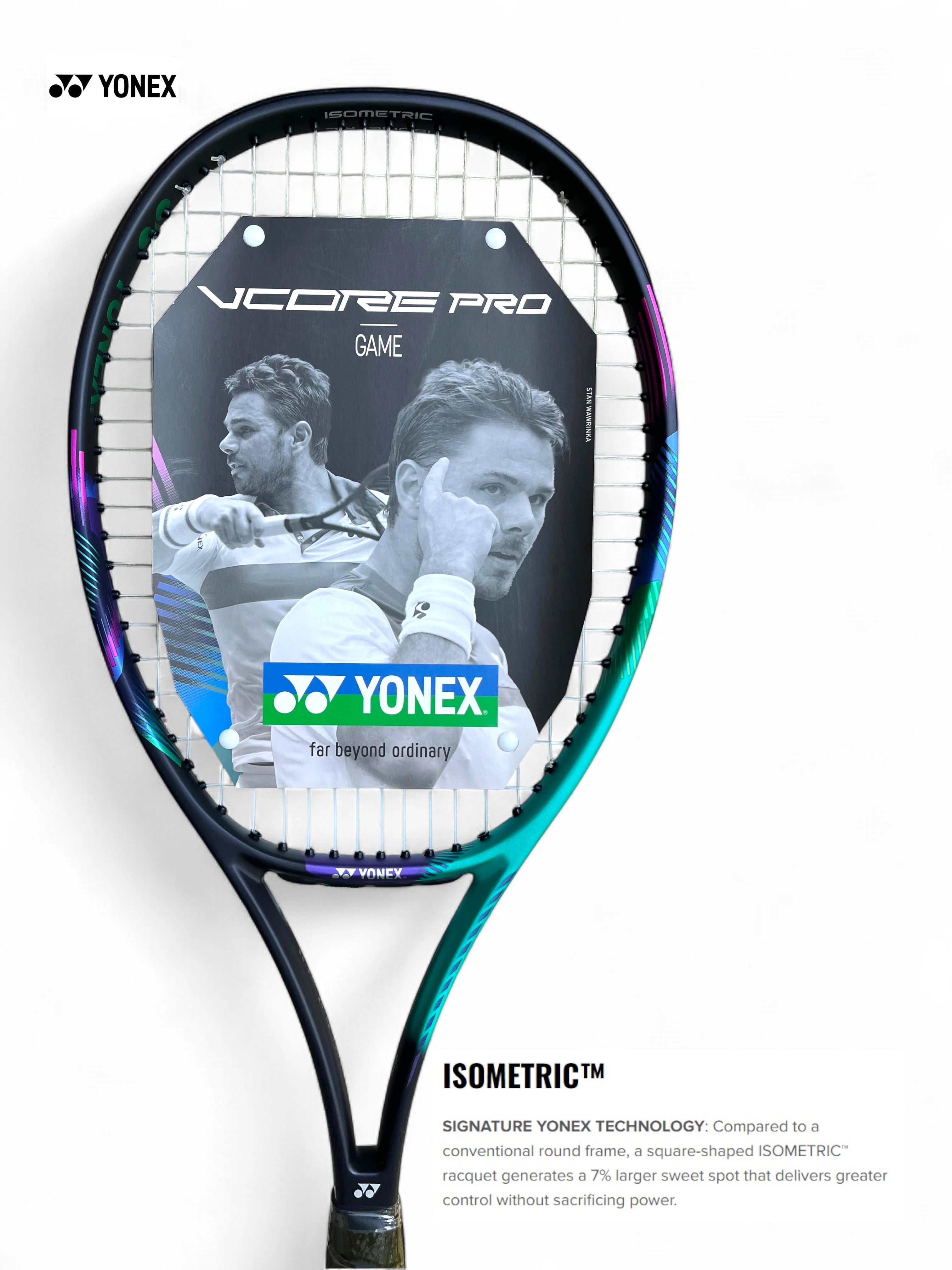 YONEX Vcore Pro Game Tennis Racquet (270g)