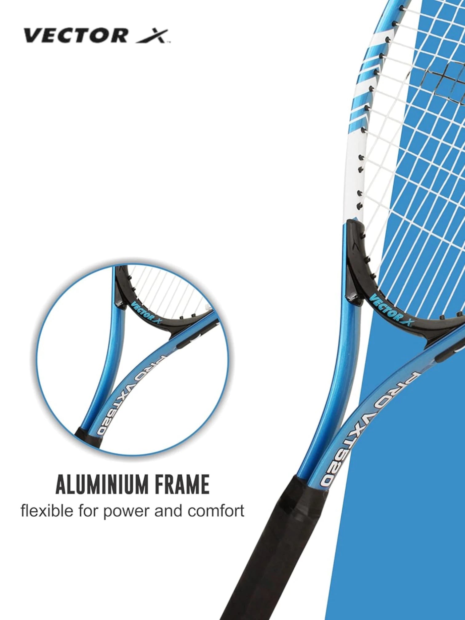 VECTOR X VXT-520 Junior Tennis Racquet (25")