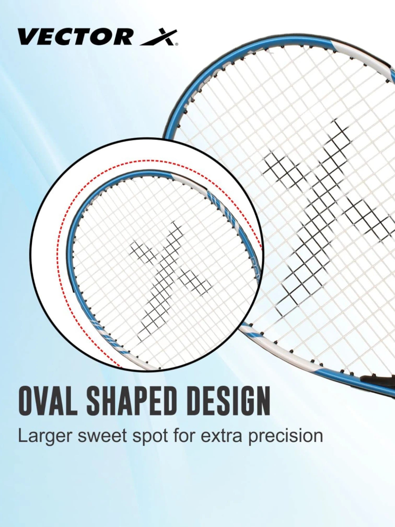 VECTOR X VXT-520 Junior Tennis Racquet (25")