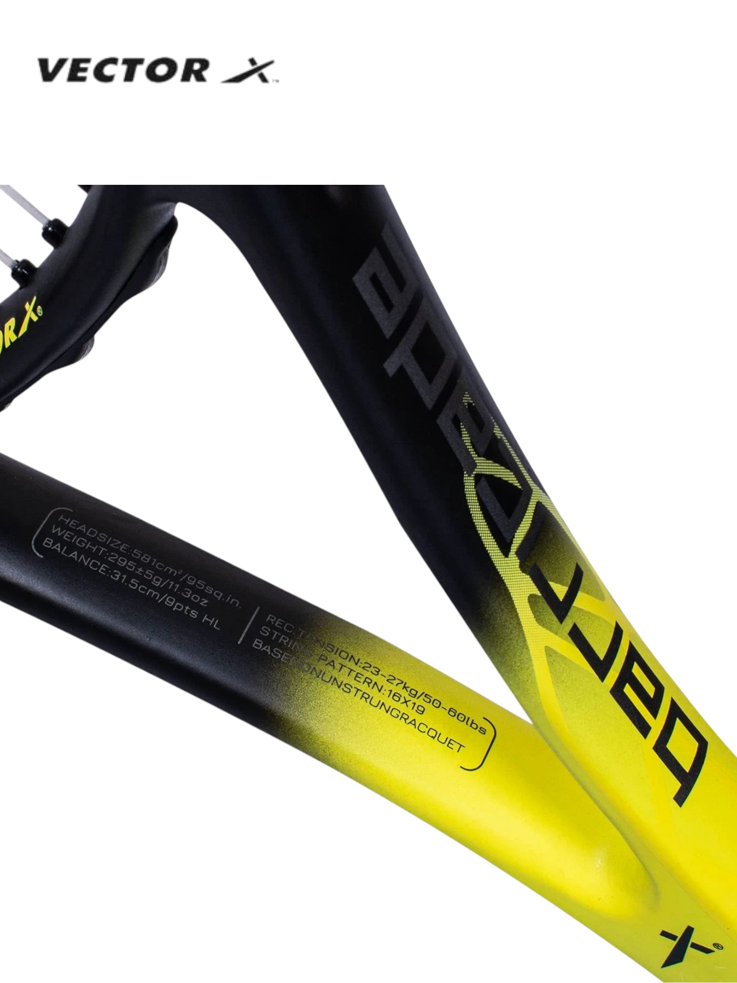 Vector X Barricade One Piece Composite Full Cover Tennis Racquet