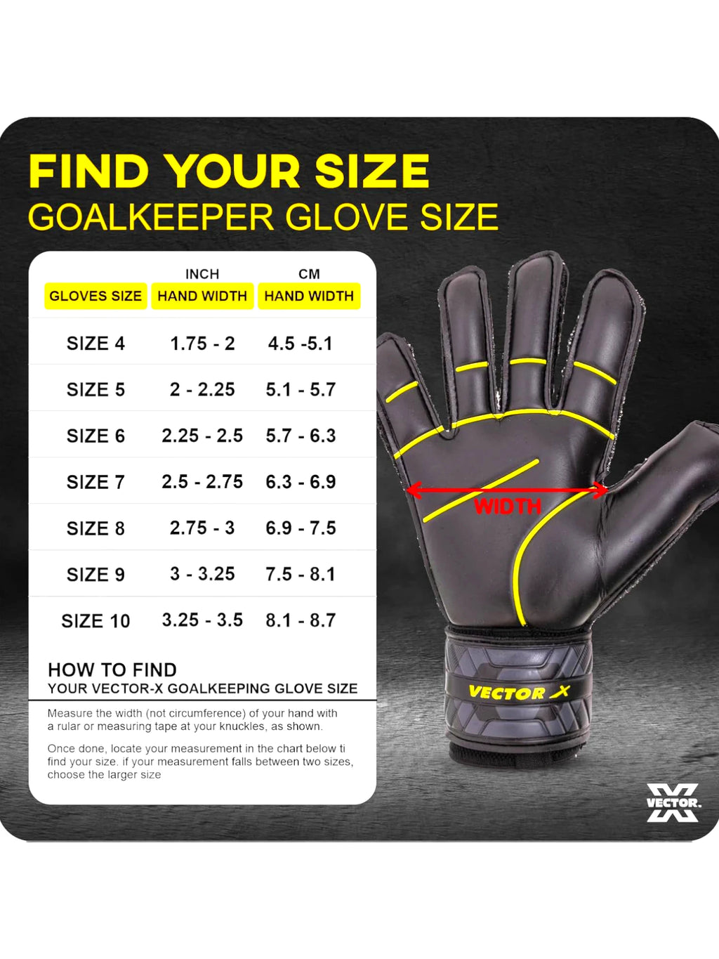 Vector X Tornado Goalkeeper Gloves