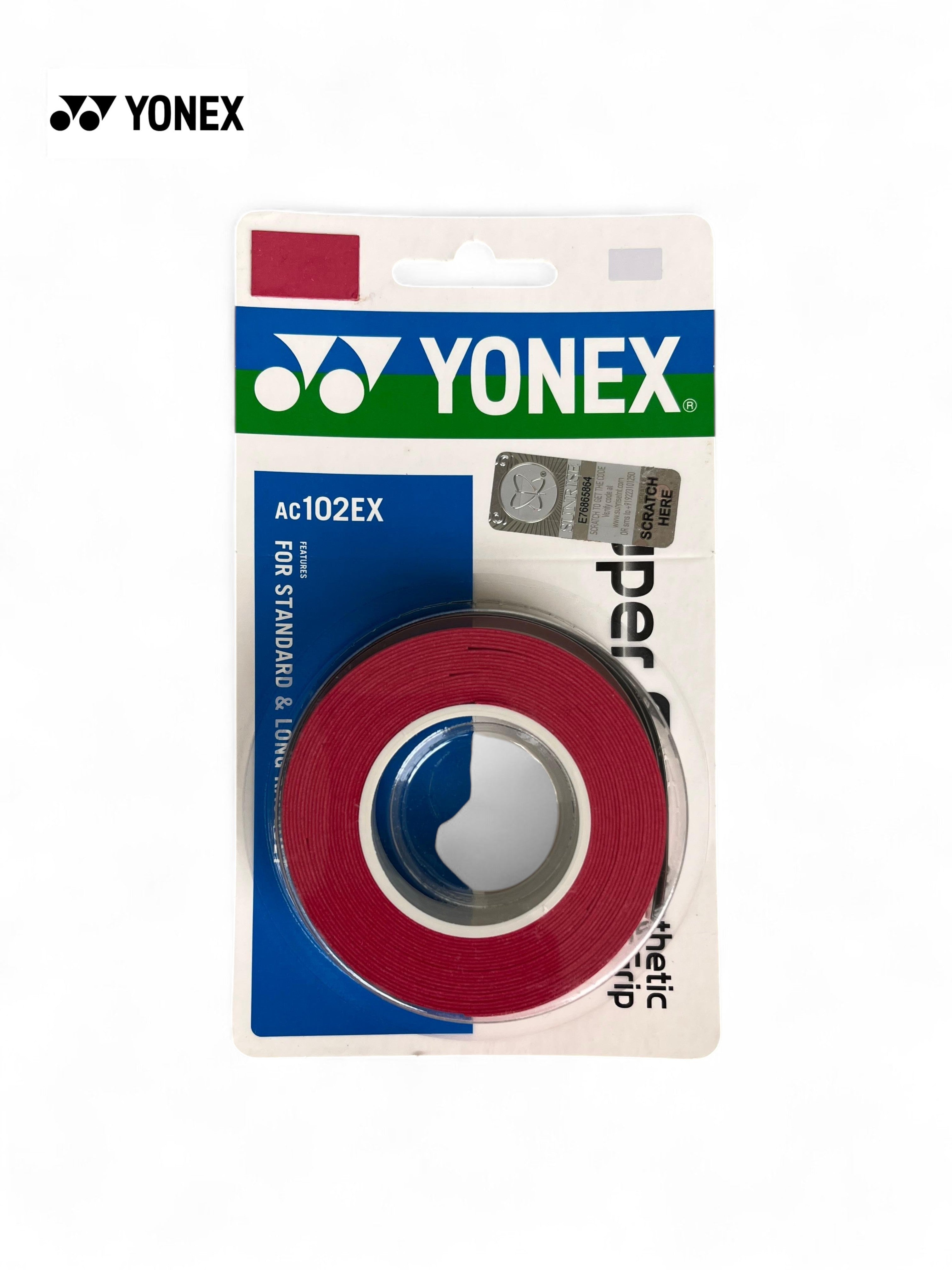YONEX AC 102EX Wet Super Grap (pack of 3 grips)