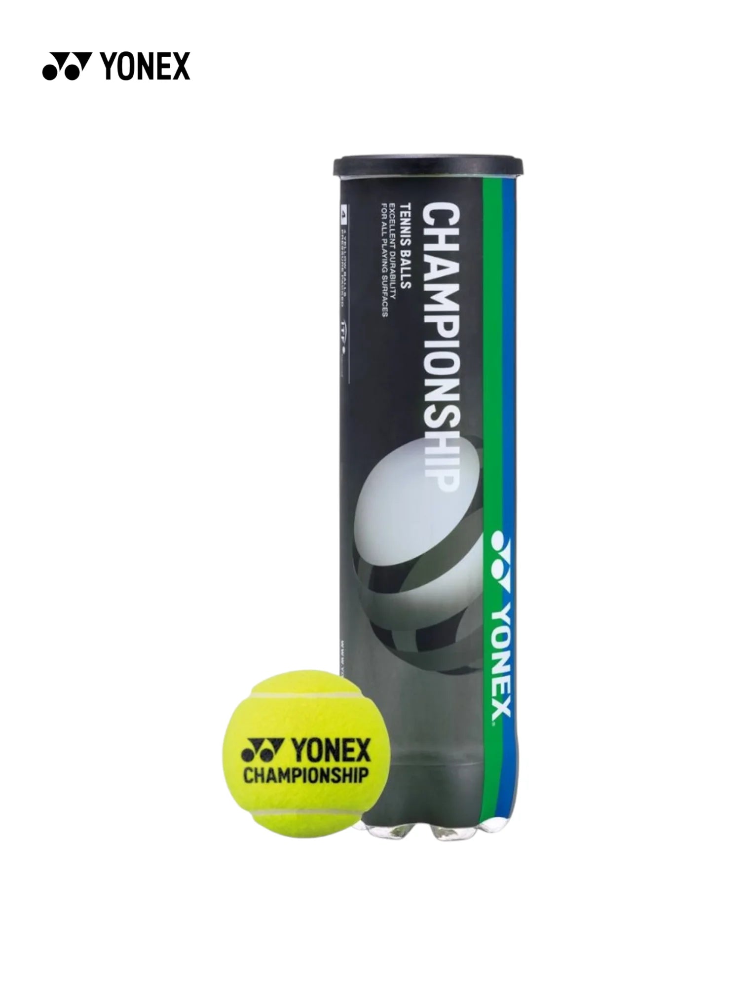 YONEX Championship Tennis Balls (4-Ball Can)