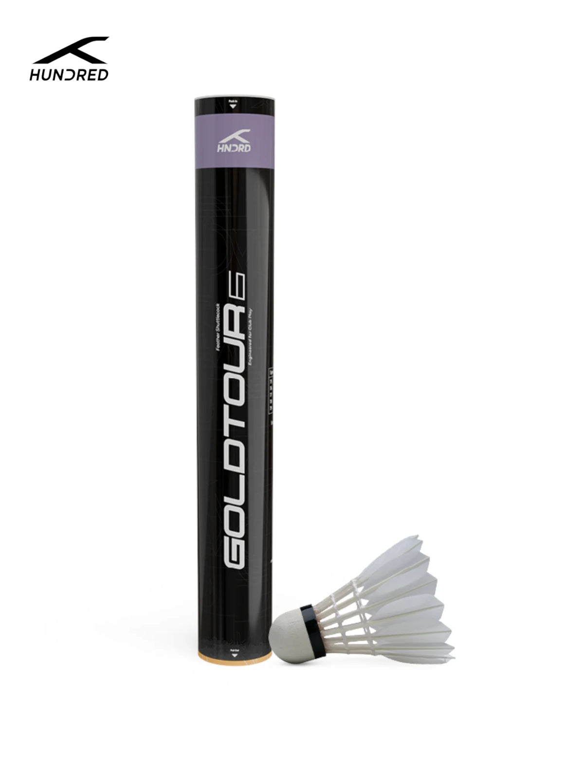 HUNDRED GT 6 Feather Shuttlecock (Pack of 15)