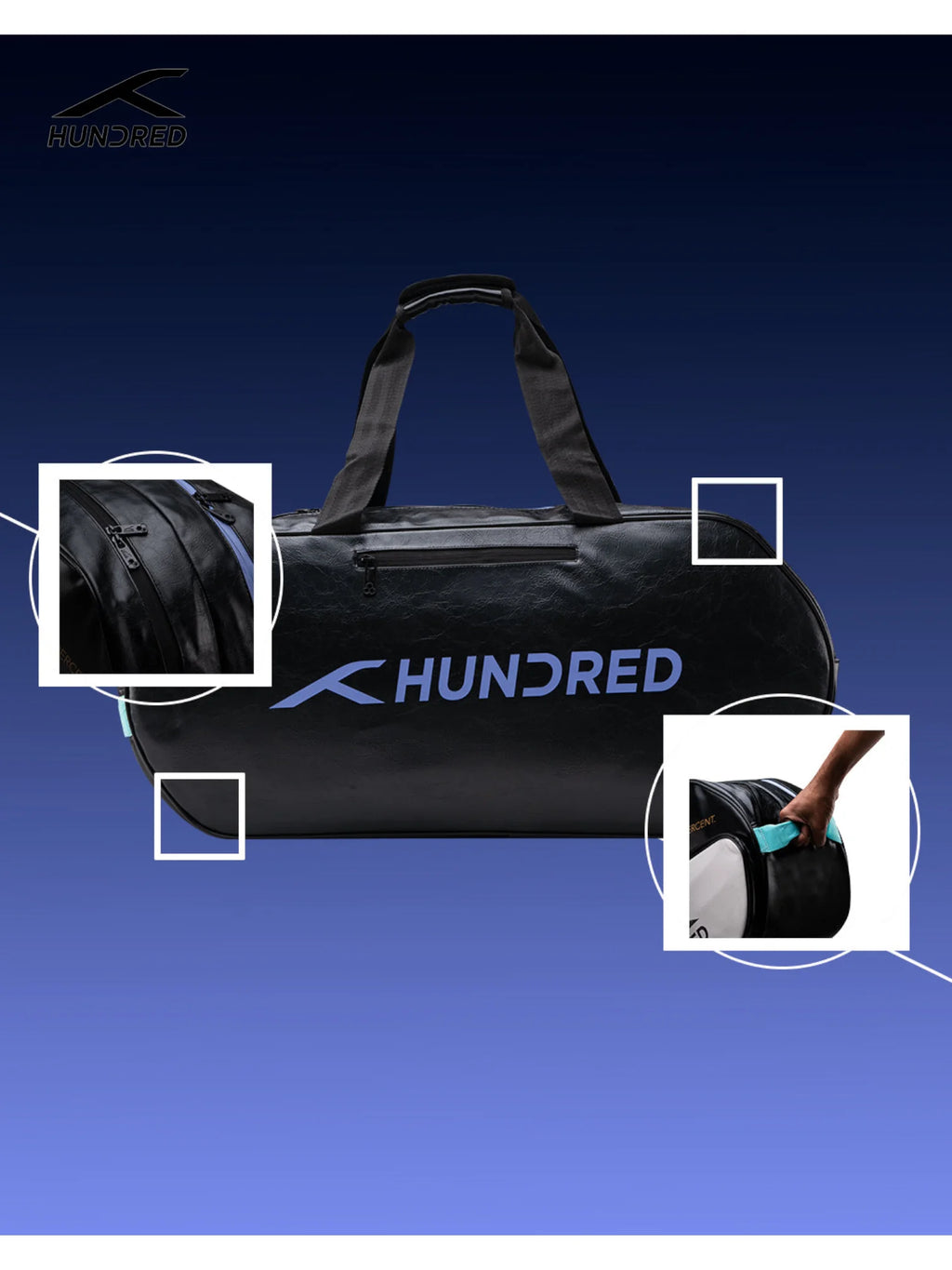HUNDRED Trailblazer Kitbag For Badminton