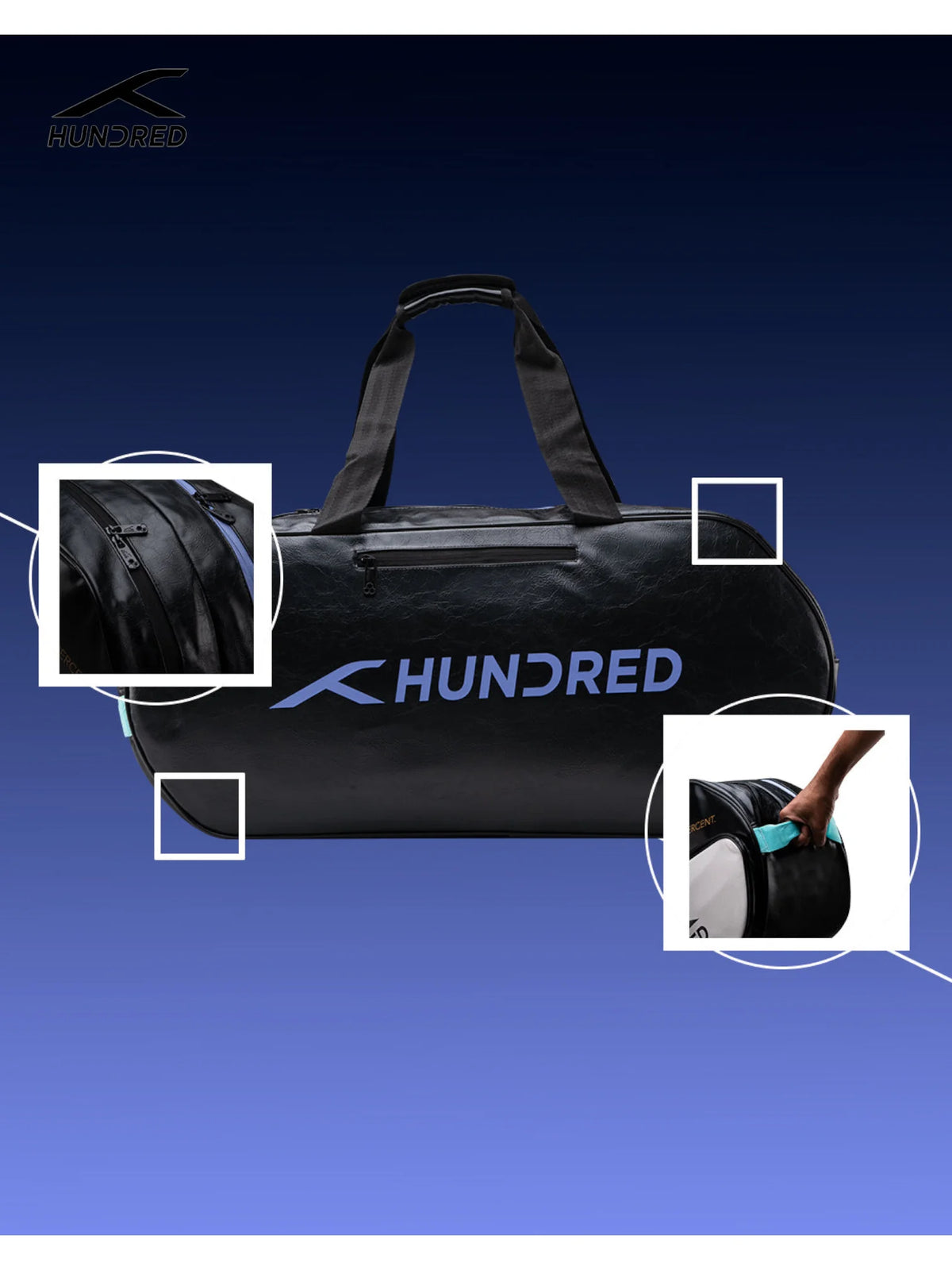 HUNDRED Trailblazer Kitbag For Badminton
