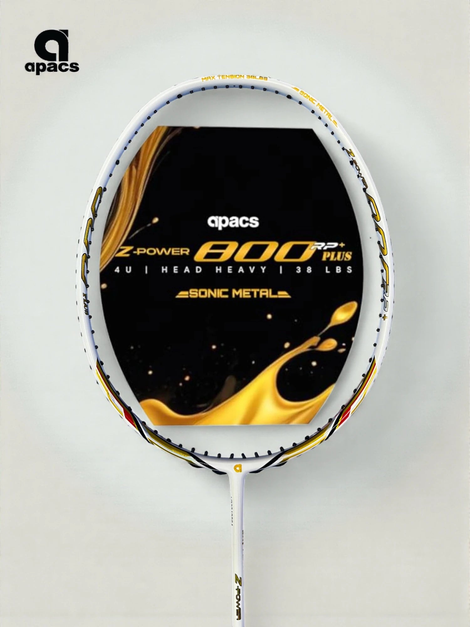 APACS Z Power 800 RP+ Lite Badminton Racquet (Unstrung) – Sports Kingdom