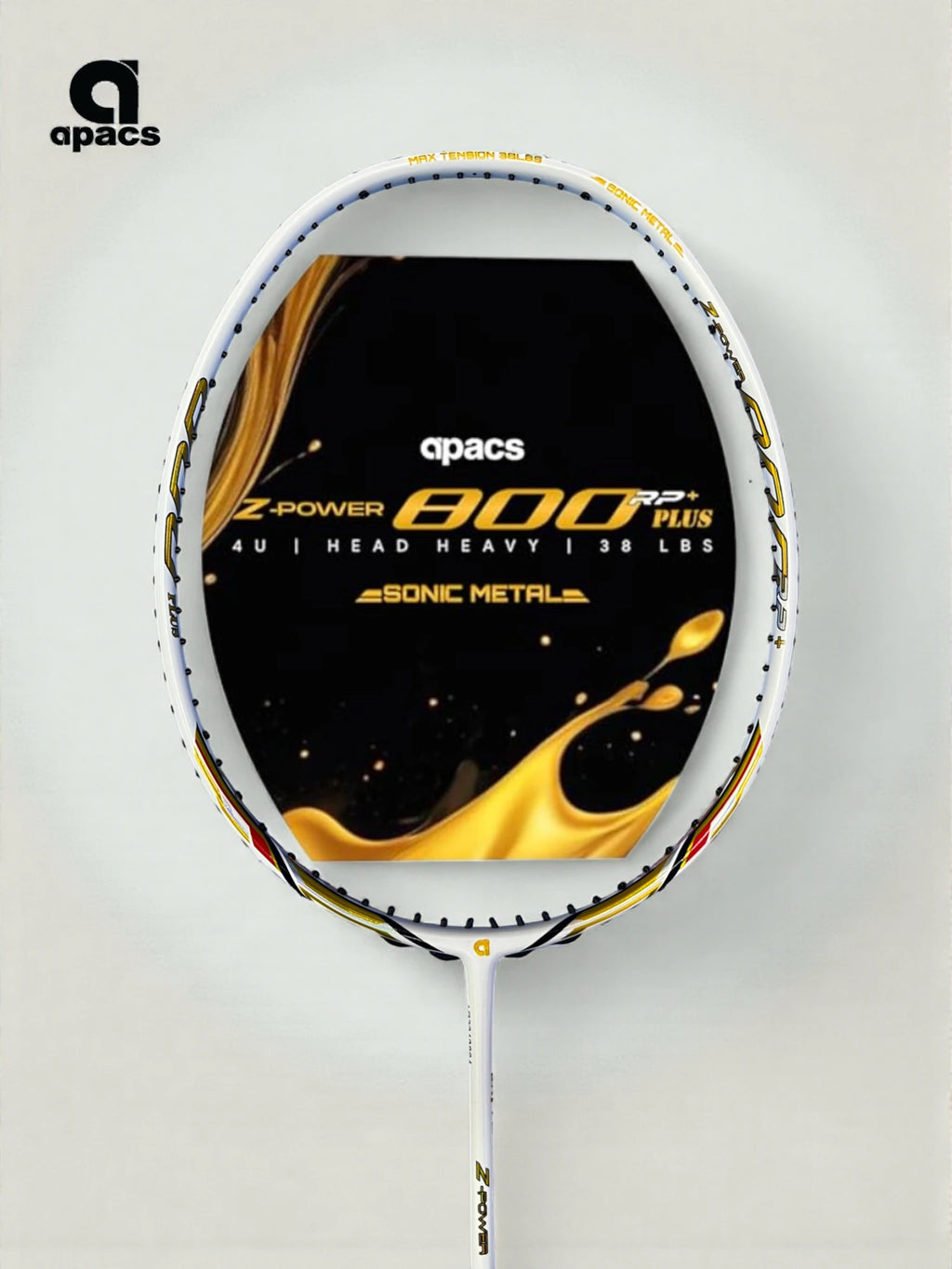 APACS Z Power 800 RP+ Lite Badminton Racquet (Unstrung)