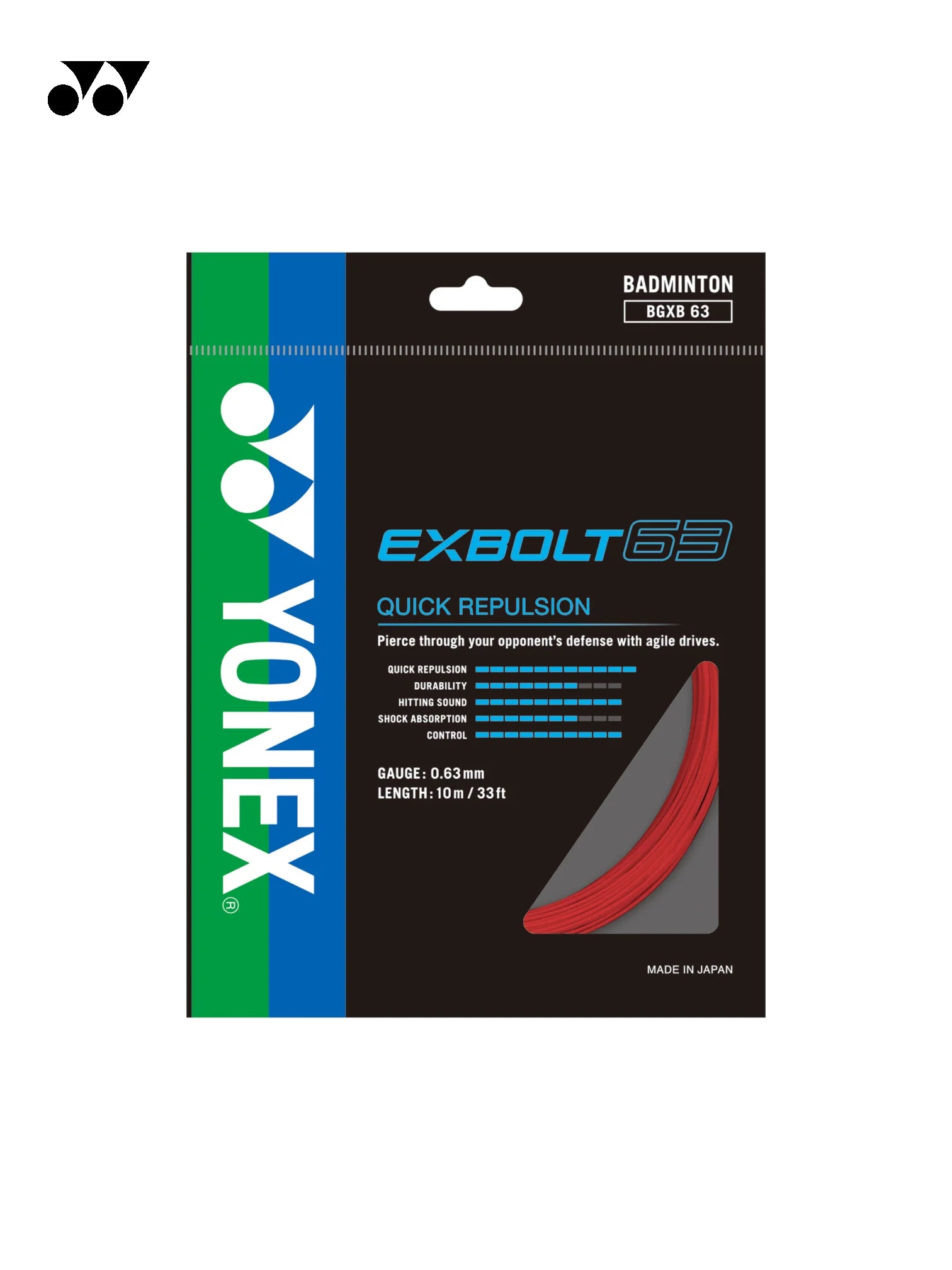 YONEX Exbolt 63 Badminton String