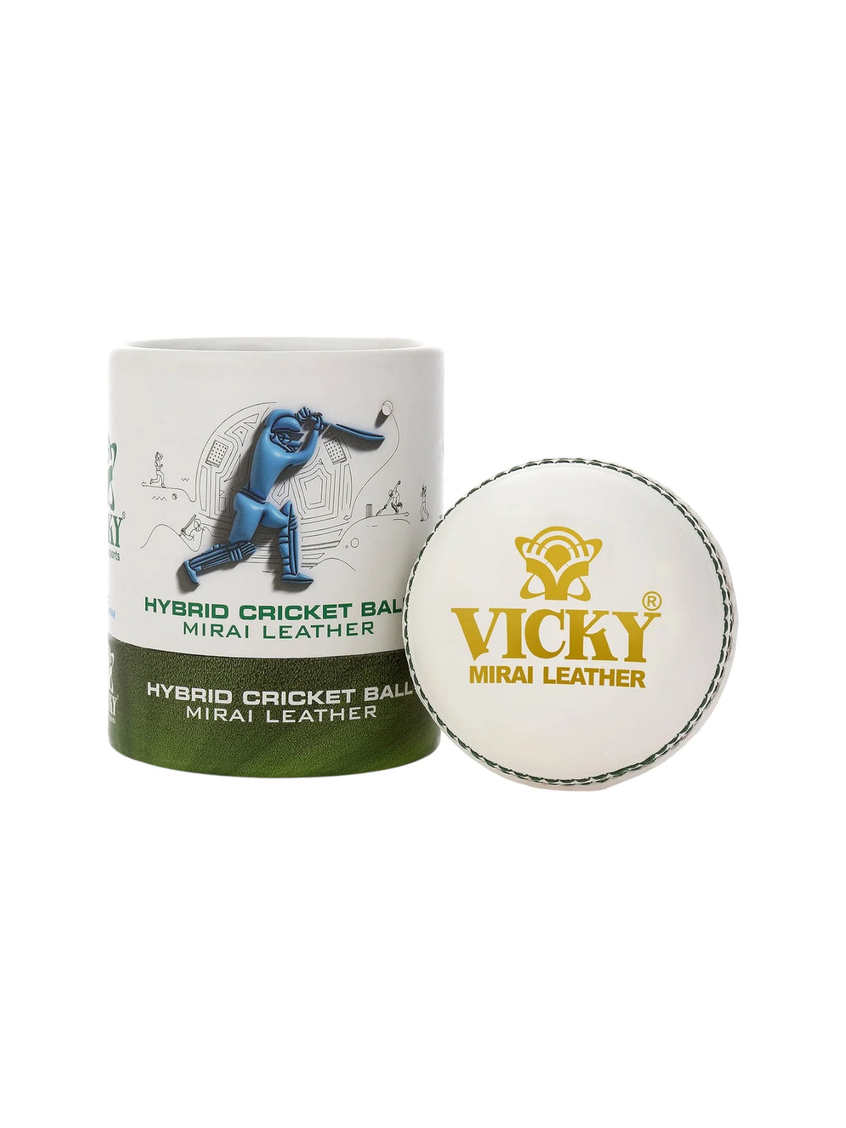 VICKY Hybrid 1 Cricket Leather Ball
