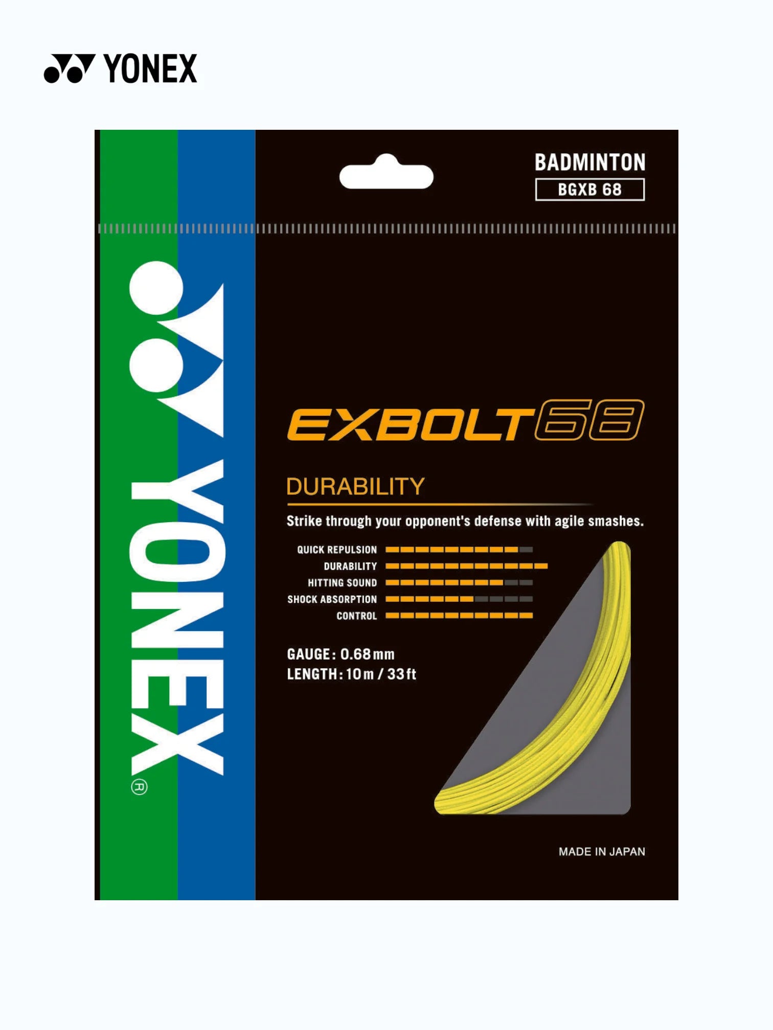 YONEX Exbolt 68 Badminton String