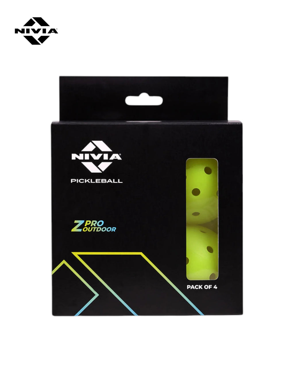 NIVIA ZPRO Pickleball (Pack of 4)