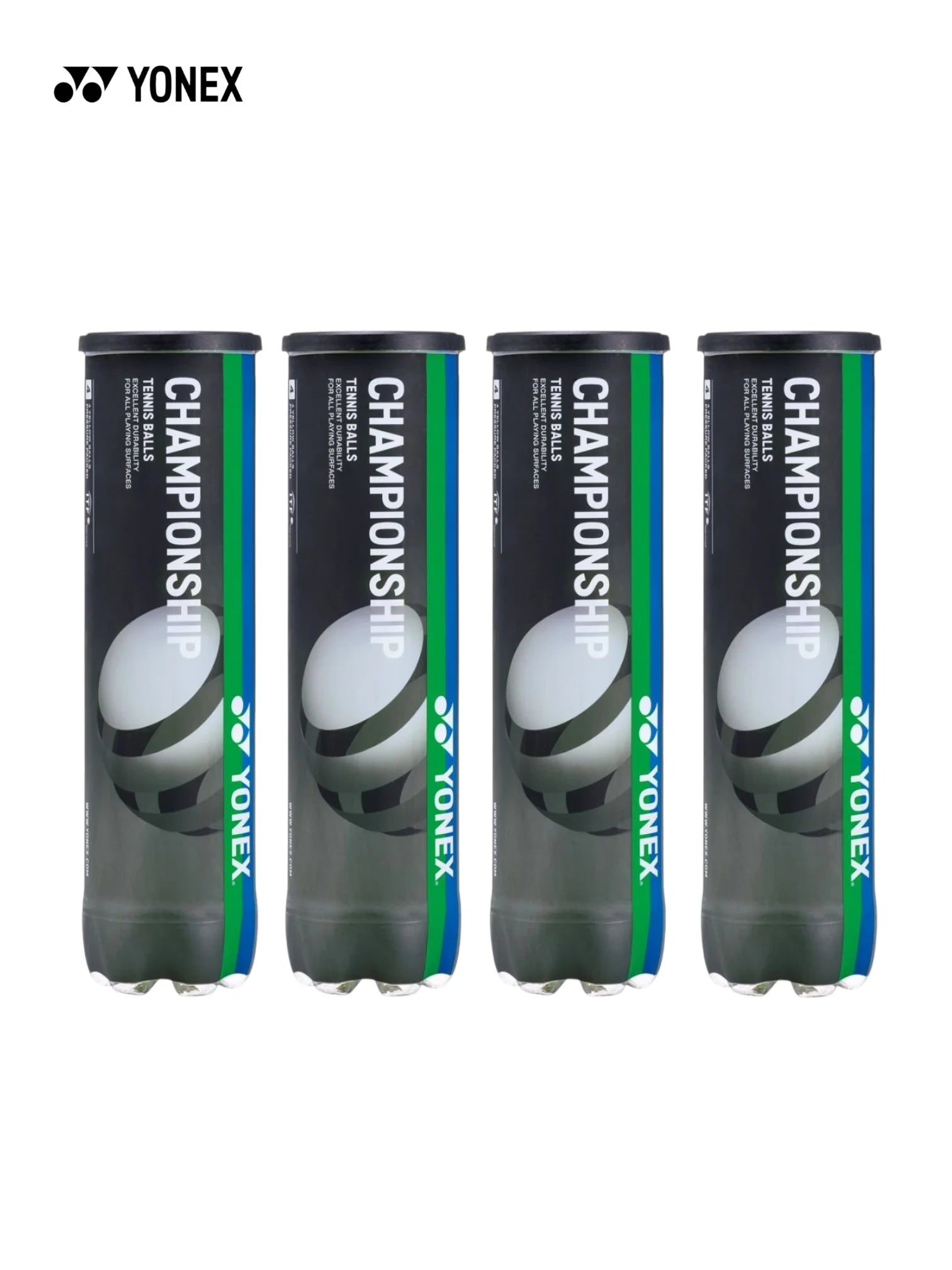 YONEX Championship Tennis Balls (4-Ball Can)