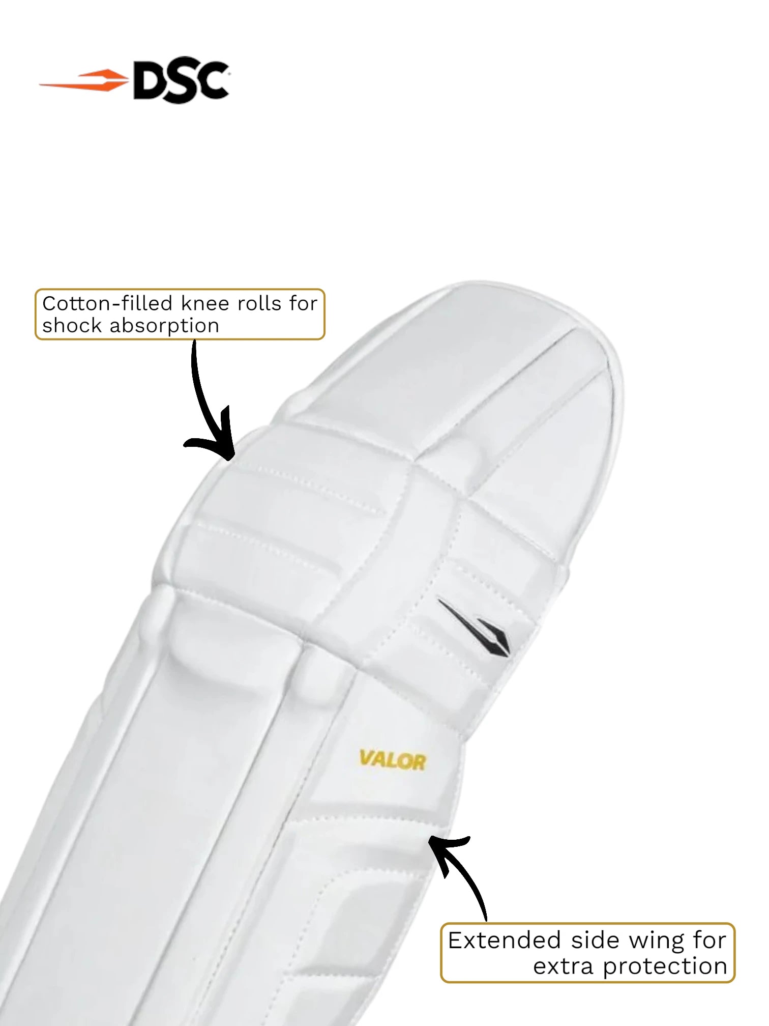 DSC Valor Batting Leg Guards