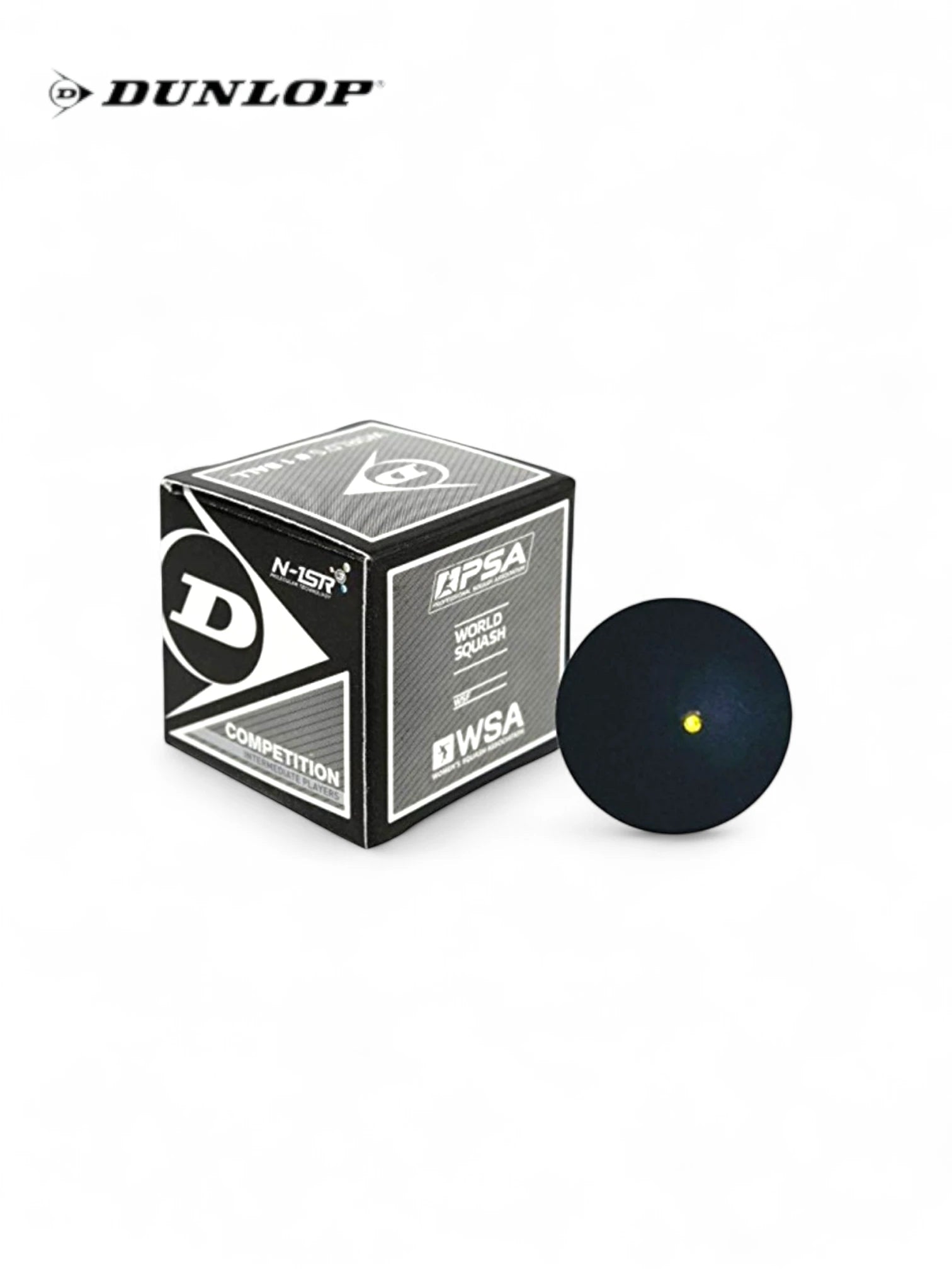 DUNLOP Competition Single Dot Squash Balls