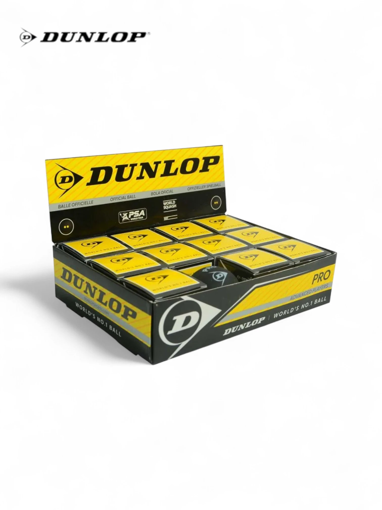 DUNLOP Pro Double Dot Squash Balls