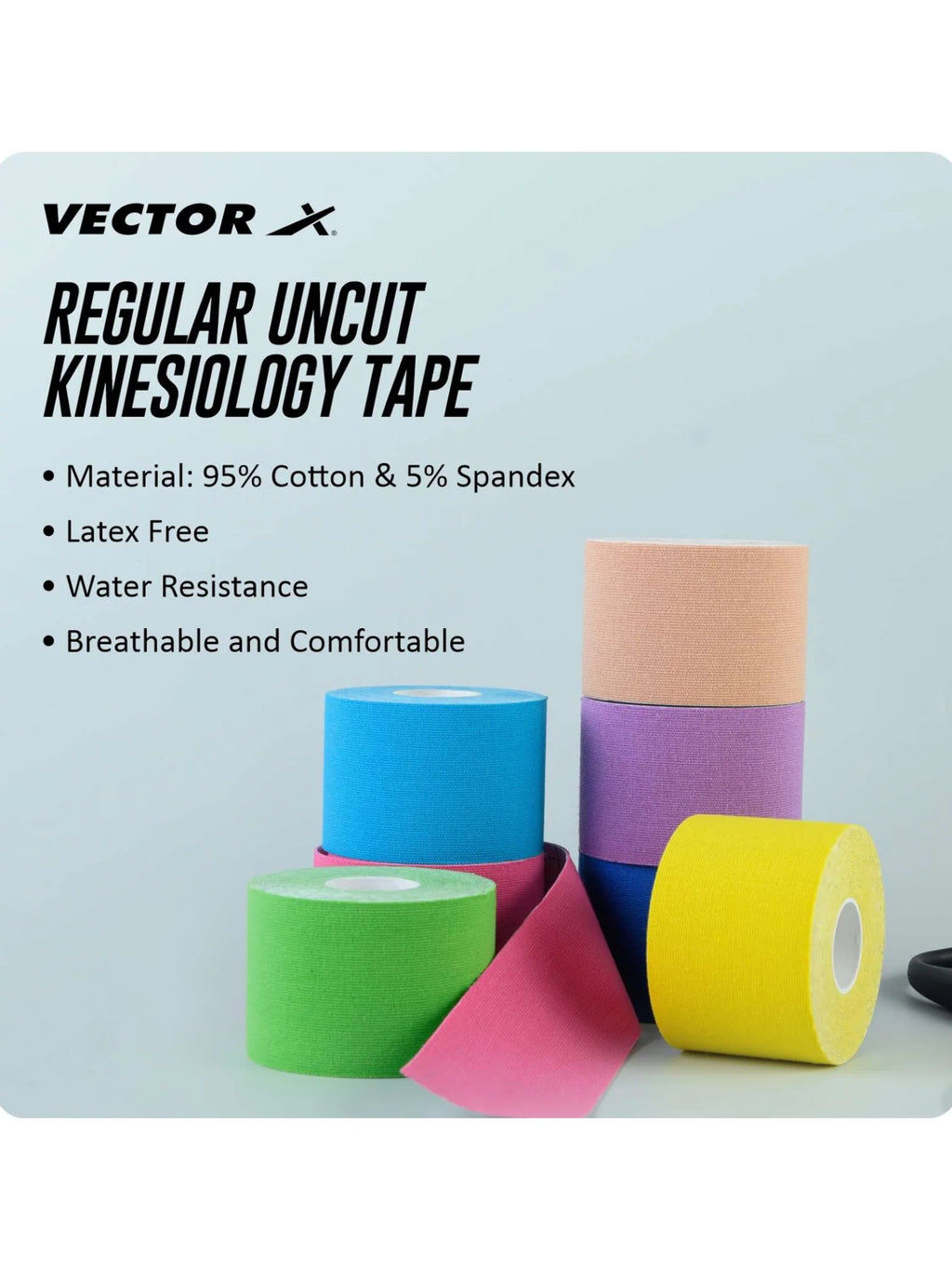 Vector X Kinesiology Tape For Muscle & Joint Support