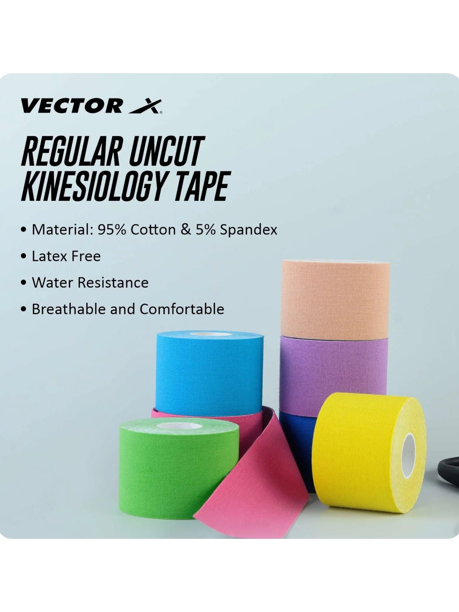 Vector X Kinesiology Tape For Muscle & Joint Support