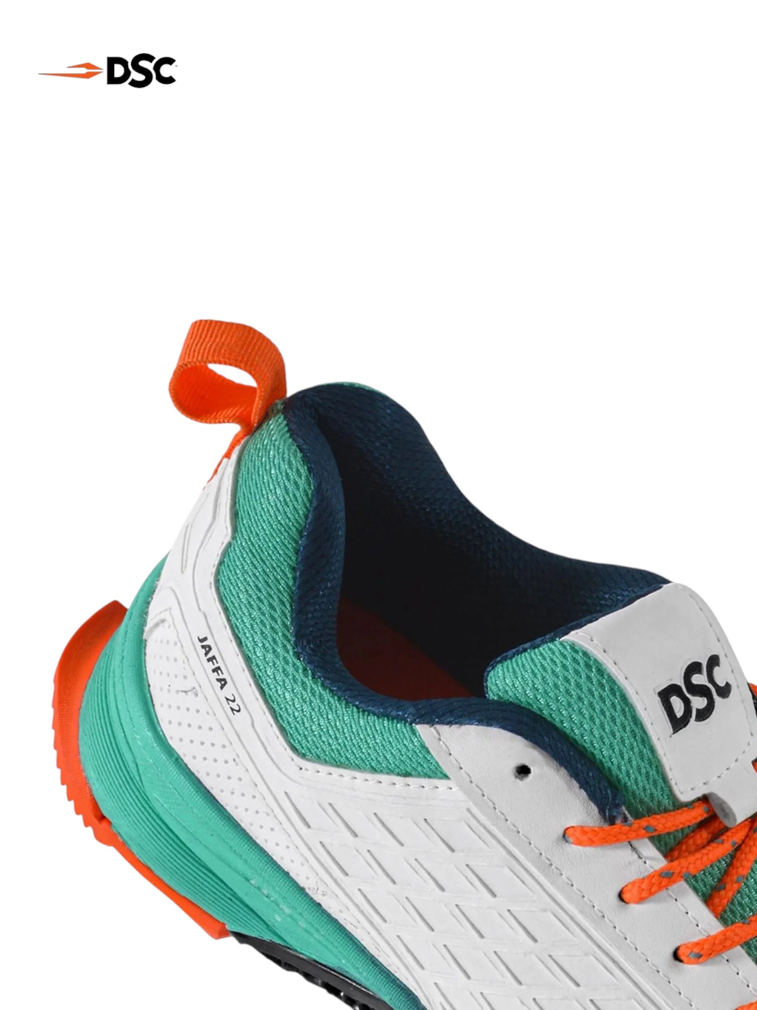 DSC jaffa 22 Cricket Shoes - White/Sea Green