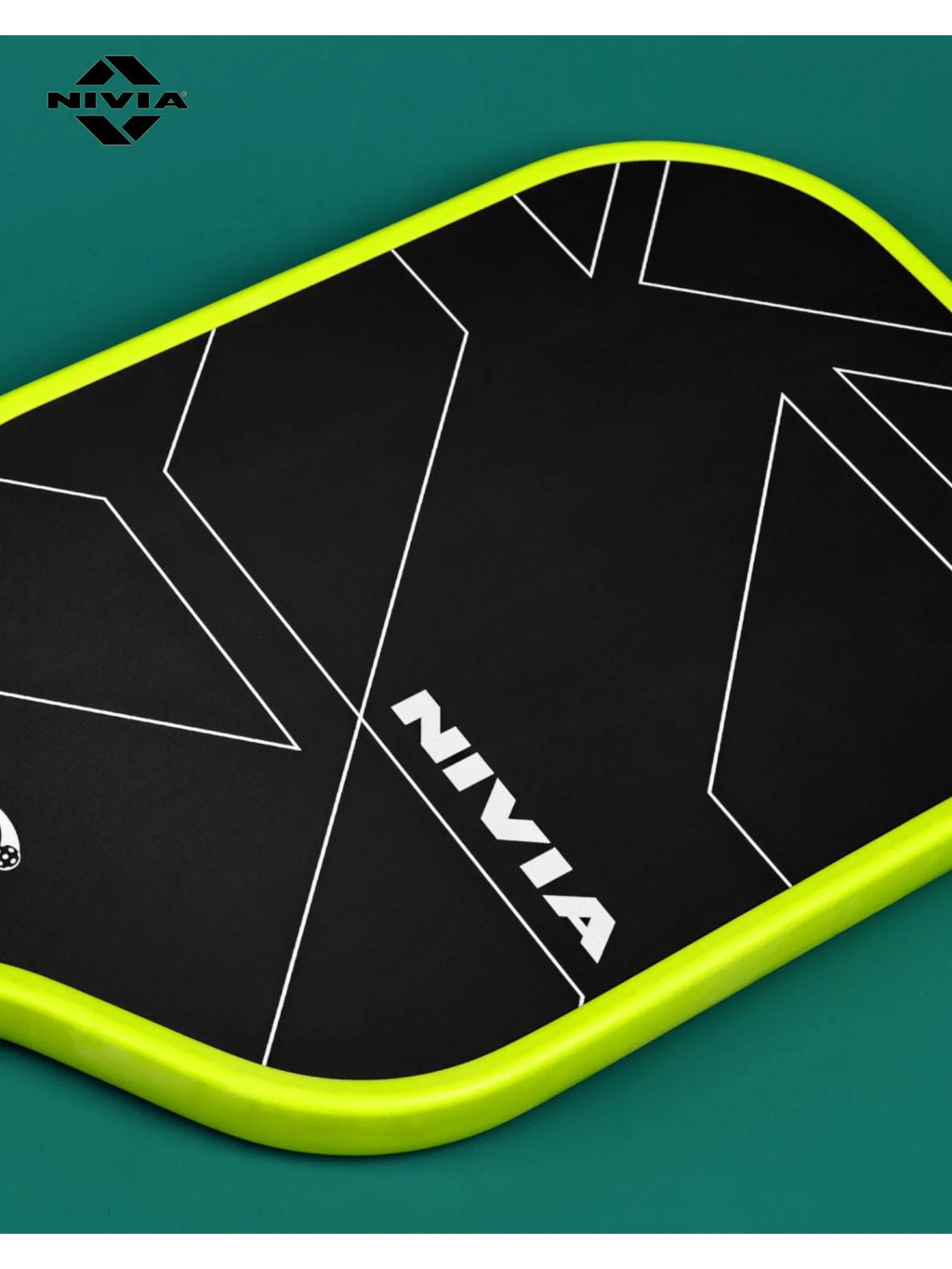 NIVIA K-3000 Pro Pickleball Paddle (3K Carbon Surface, 16mm PP Core, 230g Lightweight)