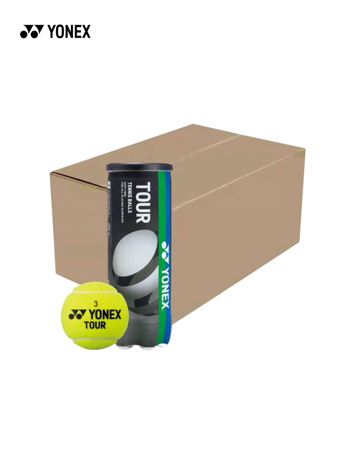 YONEX Tour Tennis Ball (3-Ball Can)