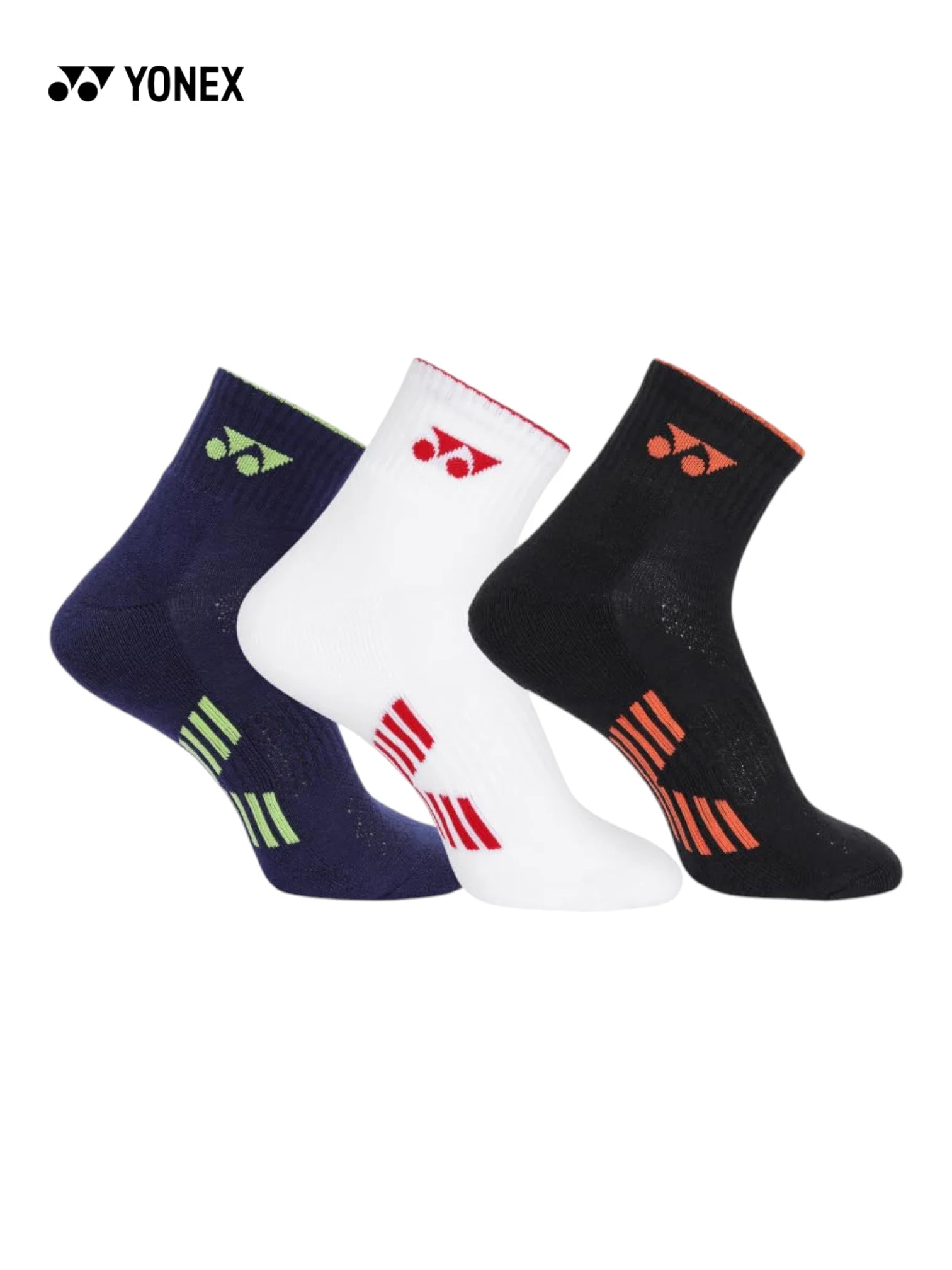 YONEX Ankle Length Sports Socks 2575T - Pack of 3