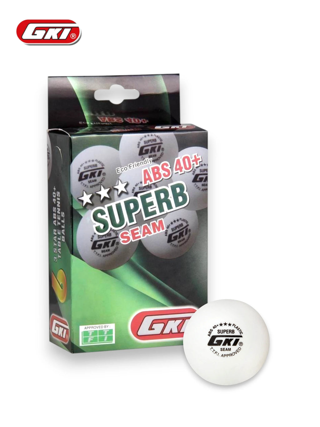 GKI Superb 3 Star Table Tennis Balls