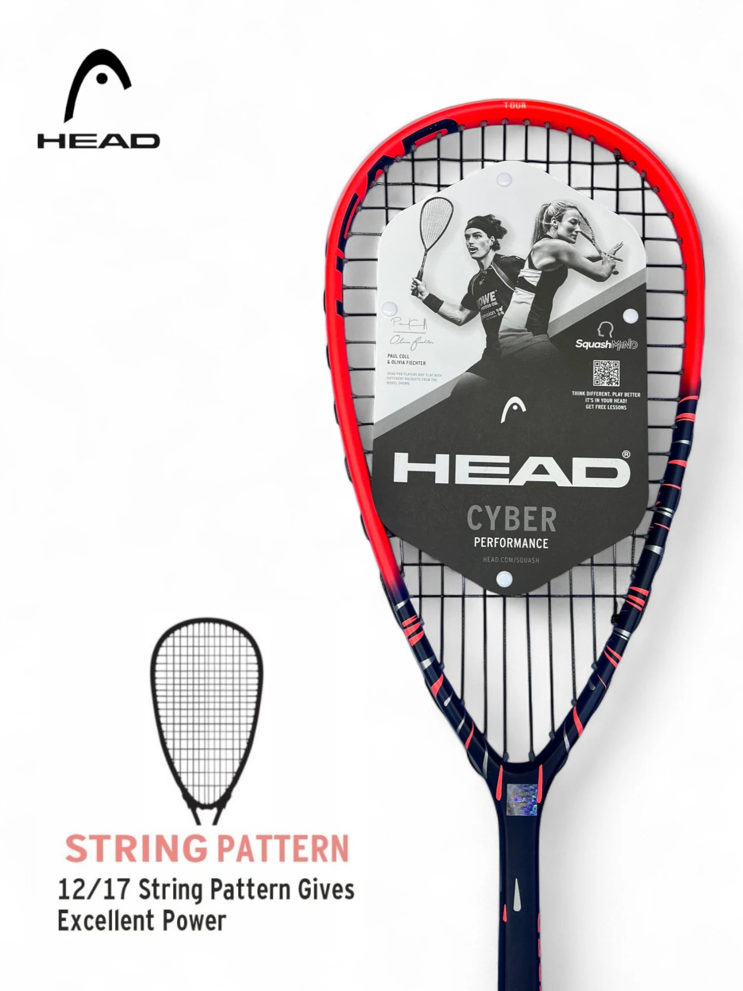 Head Cyber Tour Squash Racket
