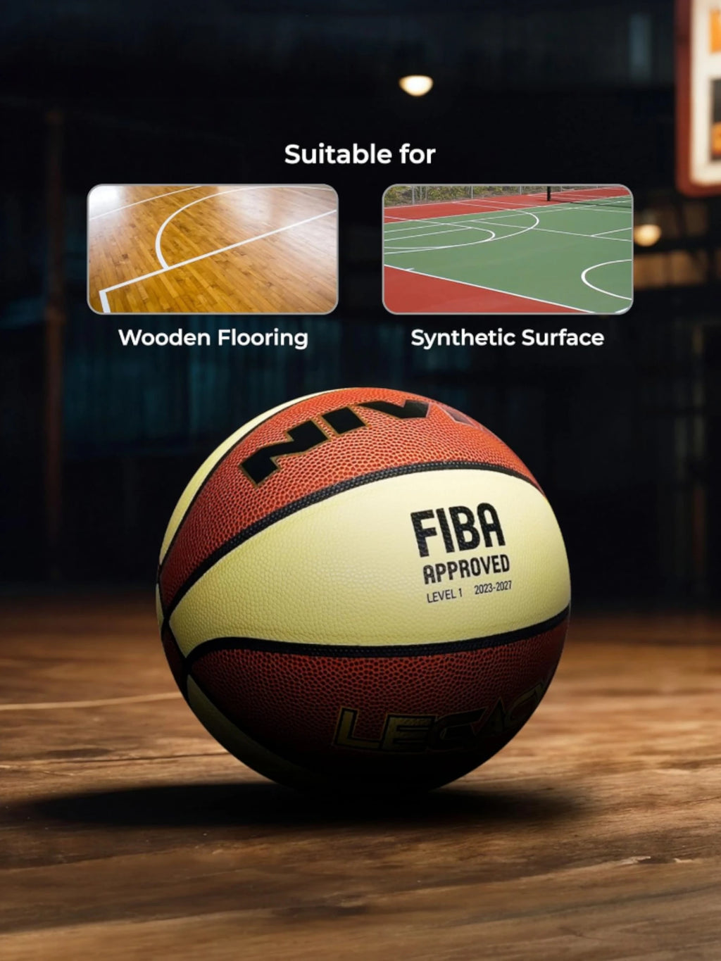 NIVIA Legacy Match Basketball