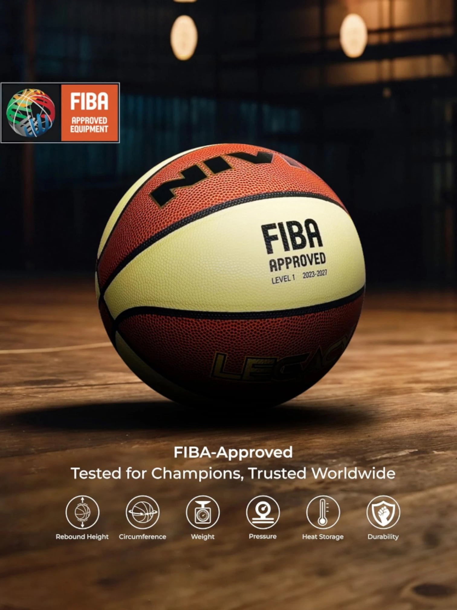 NIVIA Legacy Match Basketball