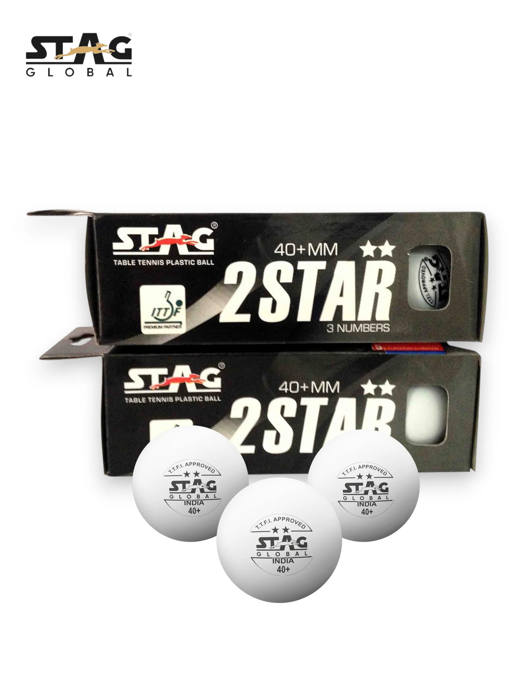 STAG 2 Star Table Tennis Balls