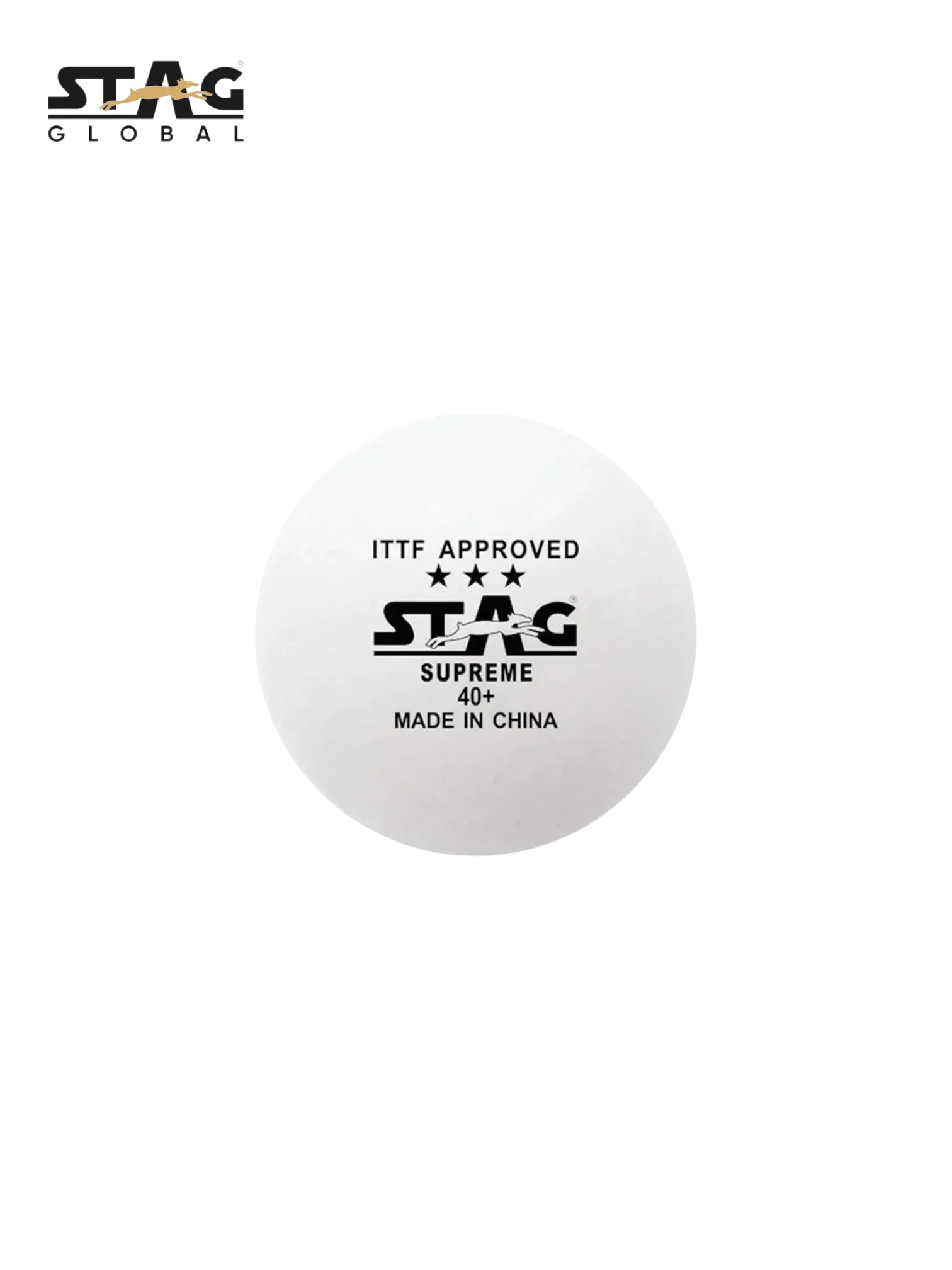 STAG 3 Star Supreme Table Tennis Balls
