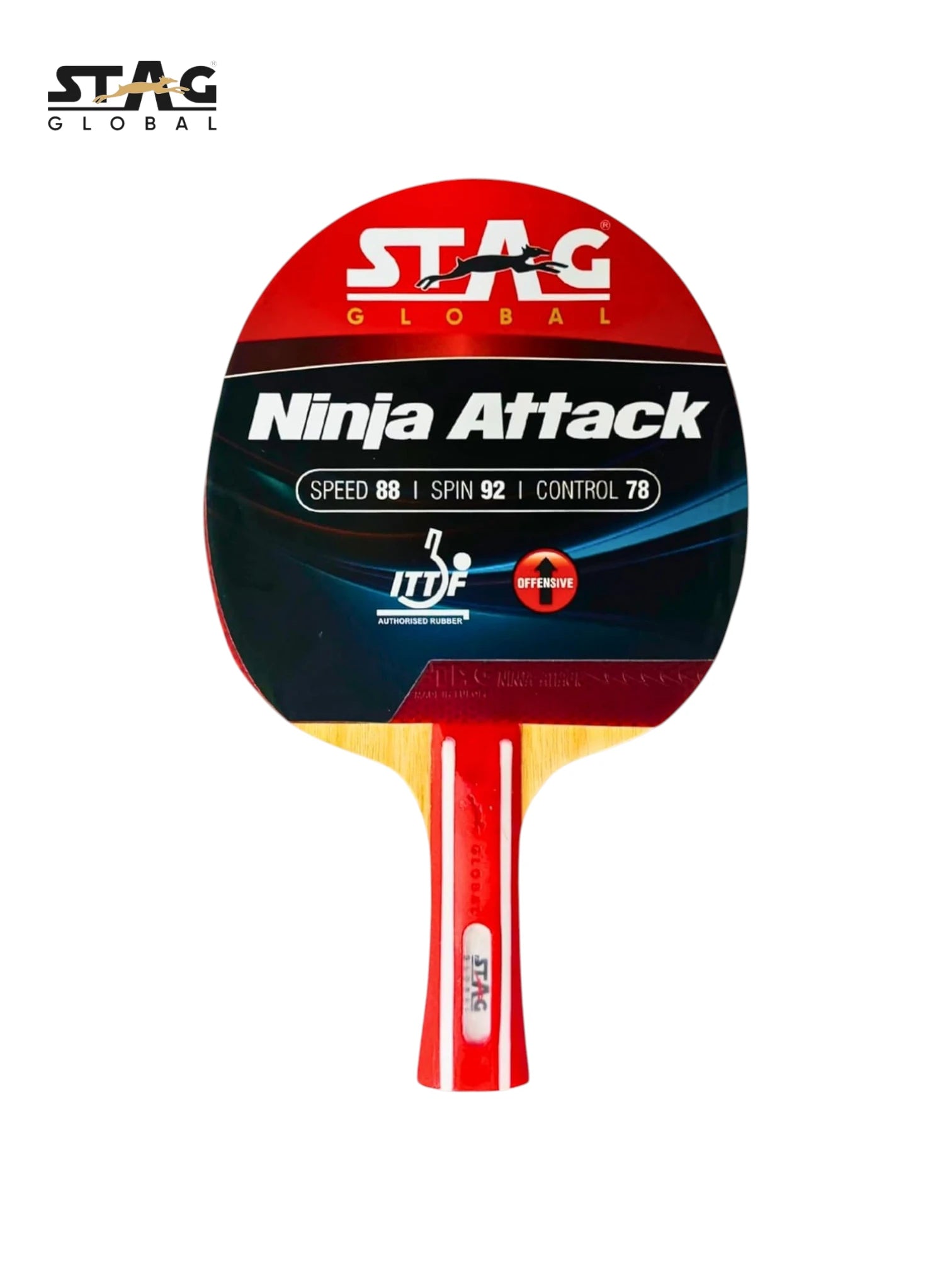 STAG Ninja Attack Table Tennis Racquet