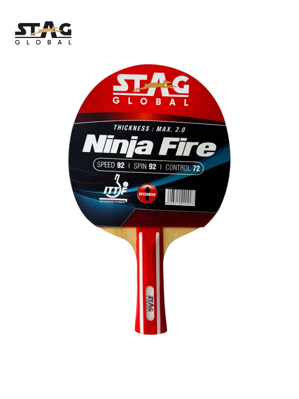 STAG Ninja Fire Table Tennis Racquet